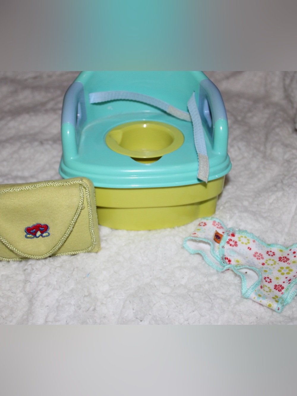 American Girl *Bitty Baby twins musical training potty seat